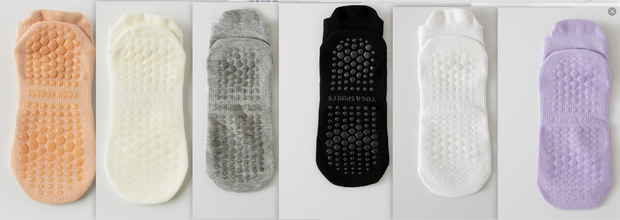Pilates Non Slip Grip Socks
