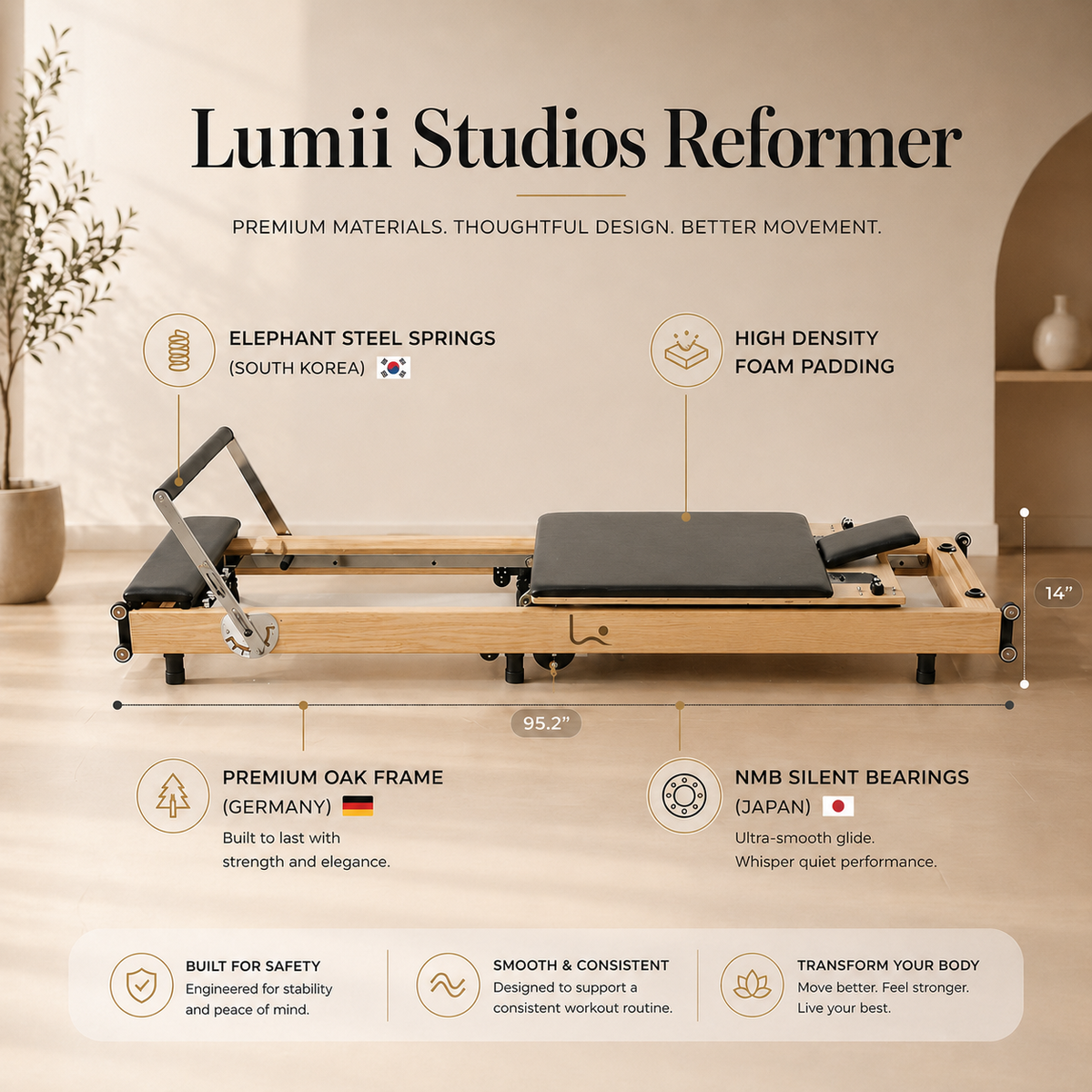 Lumii Studios™ Studio Reformer